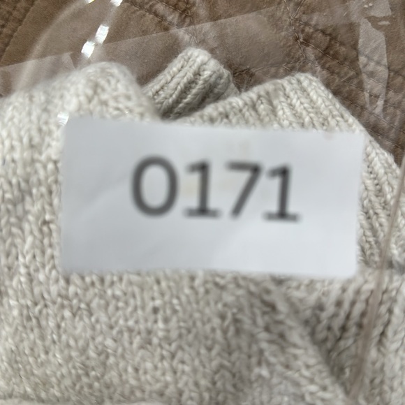 Old Navy Mock Neck Sweater Cream Size Small Pullover Cropped Long Sleeve - Picture 8 of 8